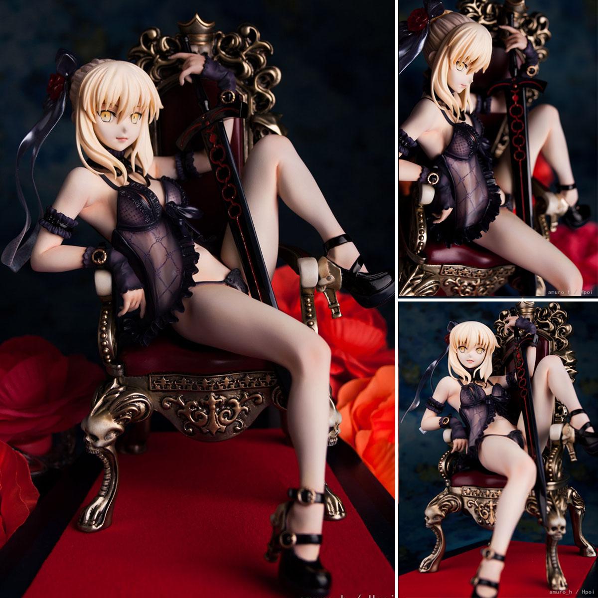 

16CM Fate/Stay Night Altria Pendragon Sabre Alter Lingerie Version 1/7 PVC Action Anime Figures Collection Model Toys Doll