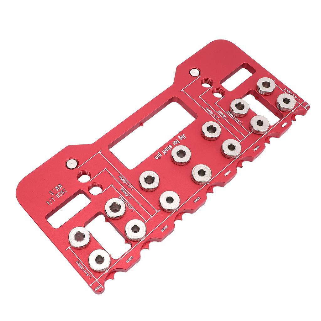 Shelf Pin Jig Kit Drill Guide Template Tool Woodworking Furniture Wardrobe Door Handle Adjustable Hole Punching