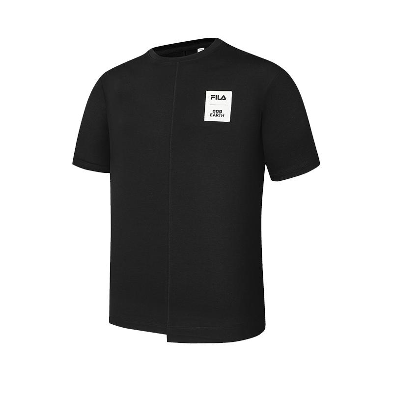 New FILA x BBC EARTH T Shirt Men's Pitch Black A51M437101FBK