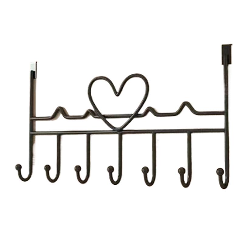 1Pc Hook Behind The Door Cross-Border Punch-Free Clothing Hanging Hat Hanging Entrance Rack Storage And Organization Hook