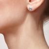 Inlaid 3mm Zircon Minimalist Earrings