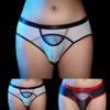 Comfortable Mens Briefs Elastic Glossy Knickers Opening