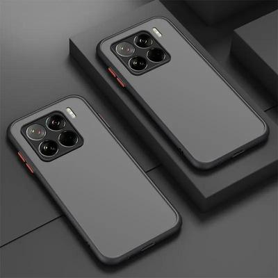Xiaomi Mi 15Pro New Mobile Phone Case Redmi K70 Matte Contrasting Color Skin Feeling NOTE14 All-inclusive Anti-drop Case