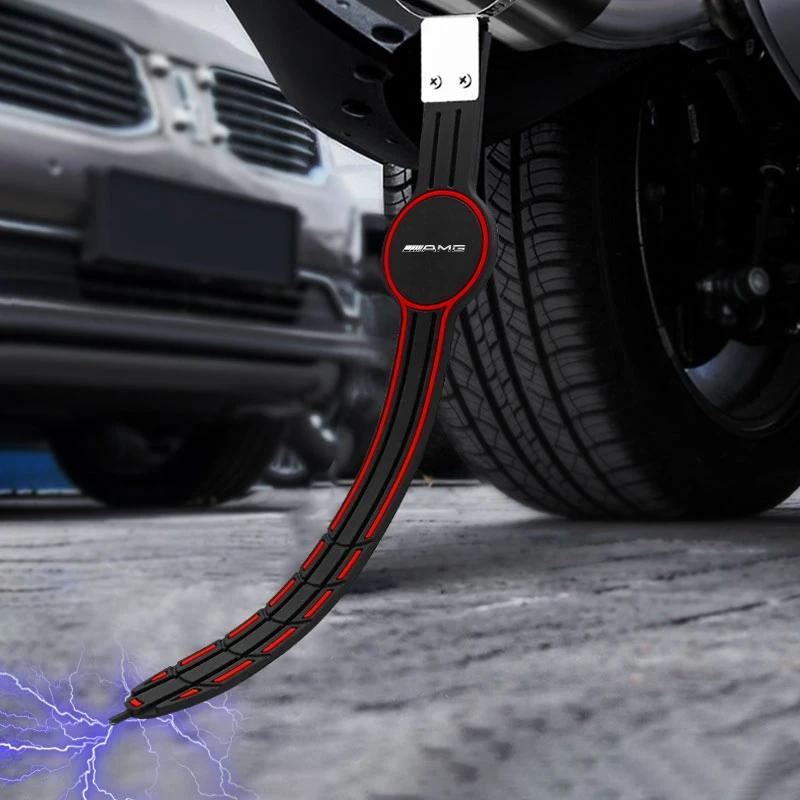 Car Anti-static Belt Grounding Car Safety Driving Tools Exhaust Pipe Stickers For Mercedes Benz A300 A200 CLK CLA A180 E220 A300