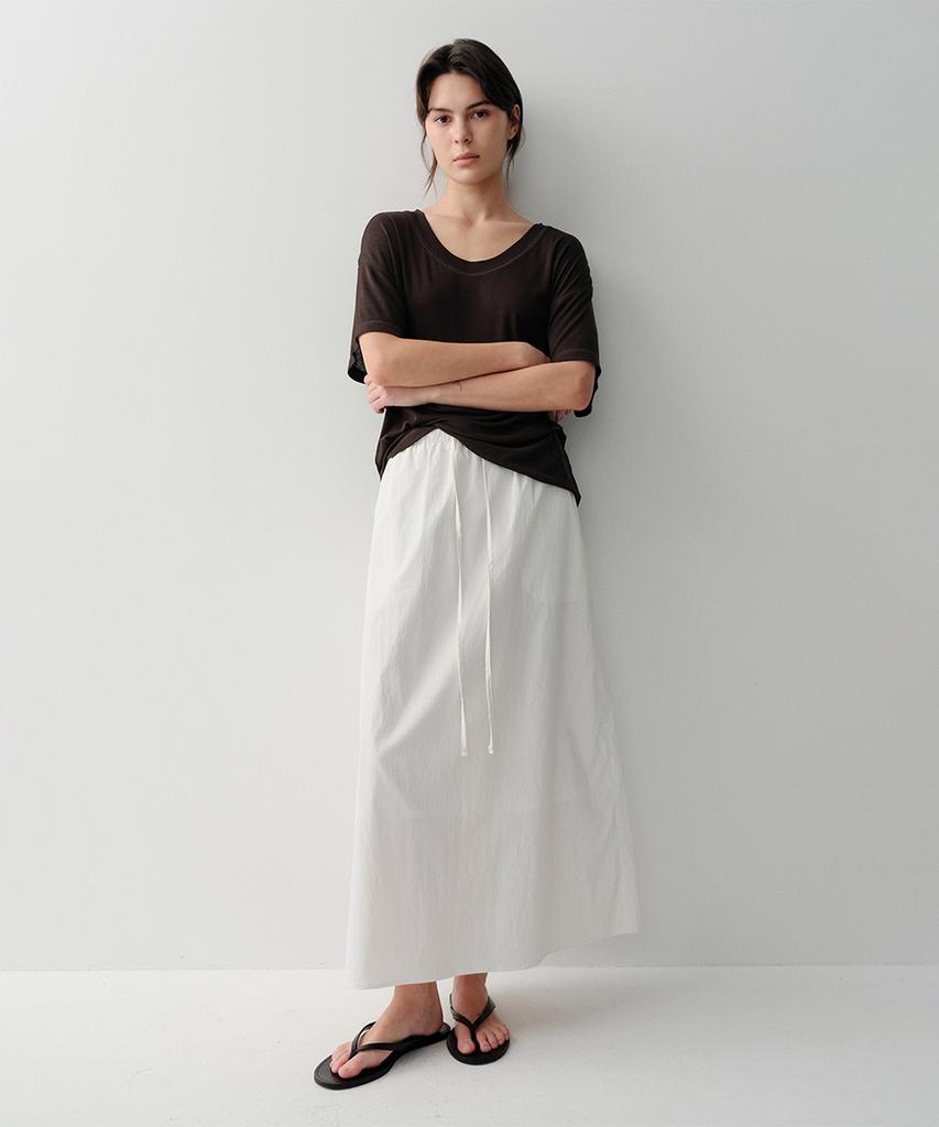 Ia Odin Maxi Skirt (White)