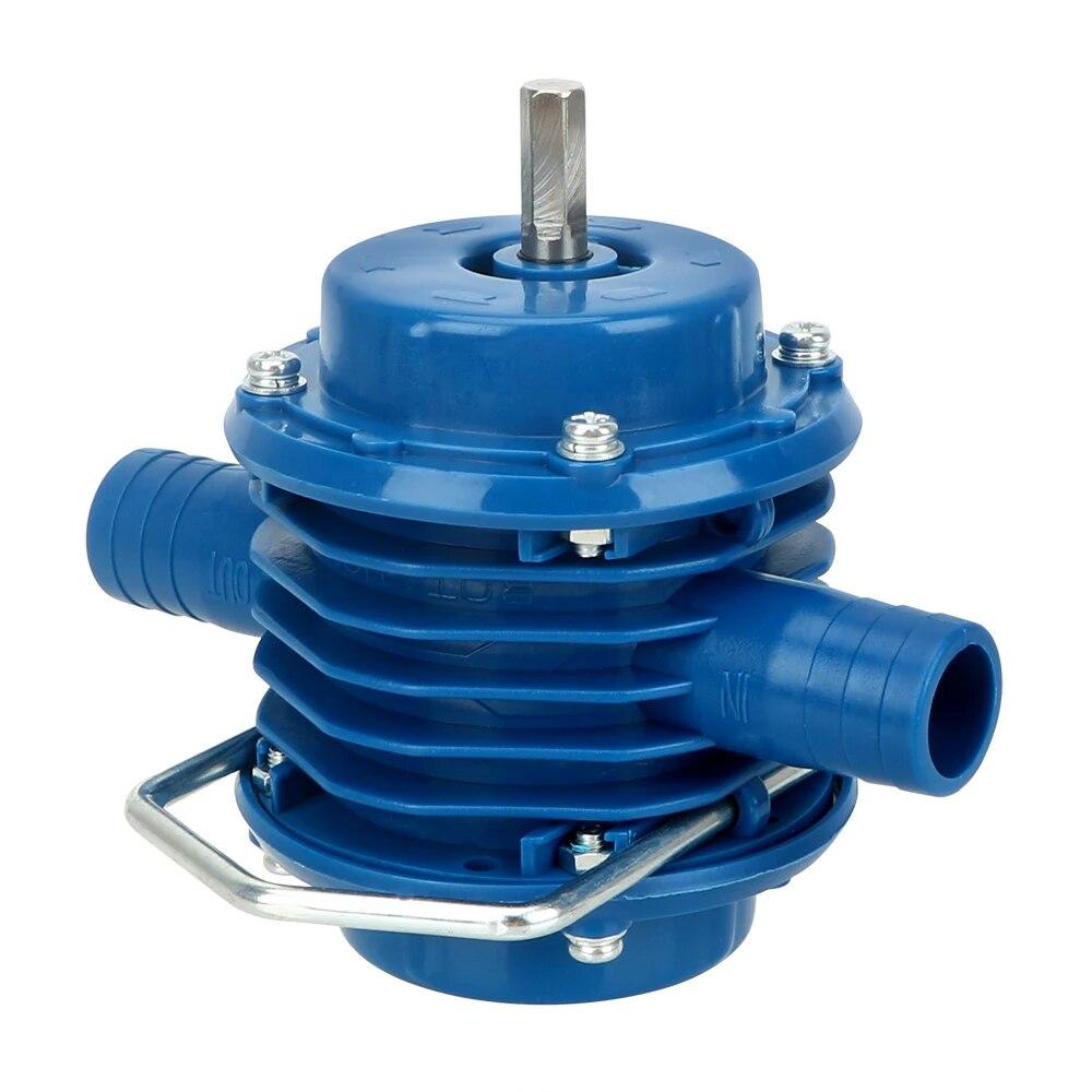 Pompă de înaltă presiune Mini Pompă de apă pentru mașină de găurit electrică manuală cu autoamorsare pentru utilizare grea Nu necesită energie Pompe centrifuge pentru grădină.