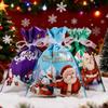 12/24/30Pcs Holiday Gift Bags With Drawstring Closure For Christmas Decorations Durable Efficient Foil Materials Assorted Sizes And Colorful Pattern