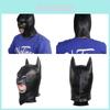 Högklassig Filmklassiker Huvudbonad Svart Nattprins Latex Batman Mask Mörka Riddaren Tema Busmask