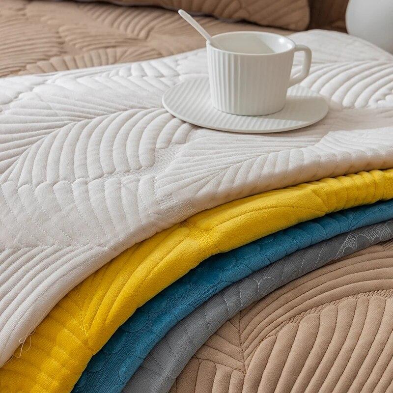Jacquard Sofa Slipcover Sofa Towel Thick Non Slip Slipcover Home Furniture Protector Pets Kids Bedroom Living Room Home Decor