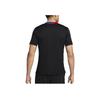 Nike F.C. Tricou de Fotbal Bărbați Barcelona Strike cu Imprimeu Litere, Bloc de Culoare, Gât Rotund, Mânecă Scurtă, Negru FN9816-011