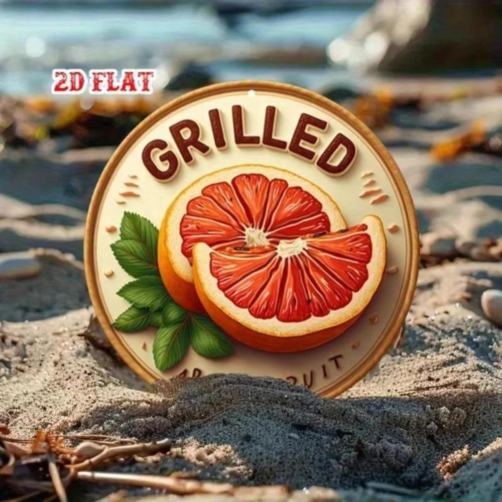 Vintage Metal Wall Art Sign for Restaurant Garage Decor