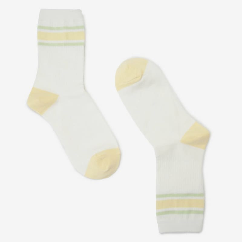 CC Collect Color Block Socks WH_C252PHN002