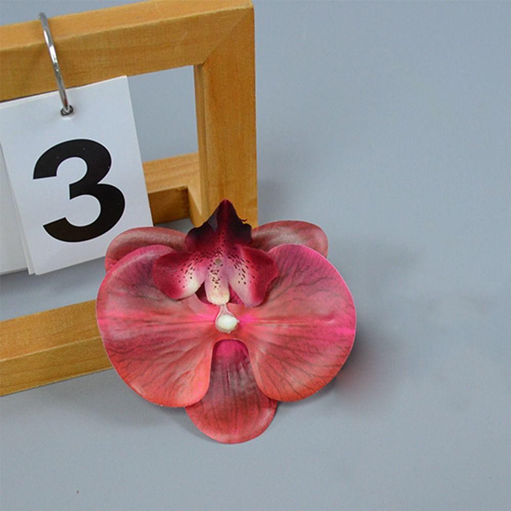 DIY Schmuckherstellung Handwerk Simulierte Blume Kopfschmuck Schmetterlingsorchidee Blume Niedlich Geschenk