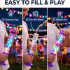 Firework Spray Glowing Rainbow LED Magic Water Blaster for Summer Pool Backyard Beach Birthday Party Outdoor Game