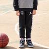 Jordan Knitted Sweatpants Side Logo Fabric Print Elastic Waistband Fleece Lined Elastic Cuff Black Kids' 956619-023