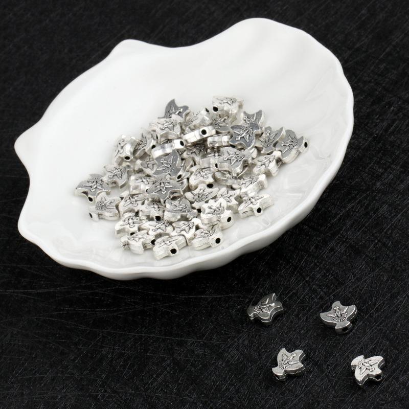 50 ks/šarže Náboženská holubice svatého ducha volné vymezovací korálky pro DIY růžencový náhrdelník Náramek Příslušenství pro výrobu šperků