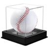 Softball Baseball Halter Box für Organisation & Vitrinen, Baseball Vitrine, Acryl Klare Display Box mit Ständer