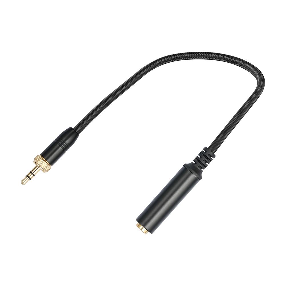 

30cm 3.5mm To 1/4inch Adapter with Locking Male To Female for VmicLink5 UwMic10