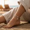 Weaving Conch Shell Bohemian Foot Chain Braided Rope Adjustable Anklets  Barefoot Sandals