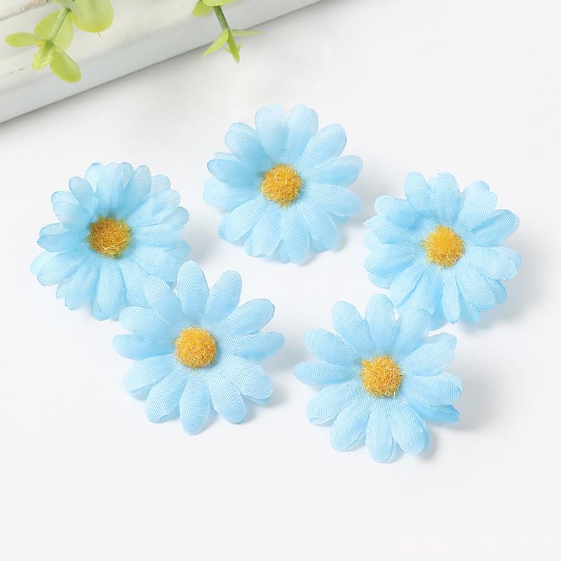 Mori Sonnenblume & Chrysantheme Seidenblumen für Foto-Requisiten & DIY-Bastelarbeiten