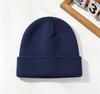 Autumn and Winter Solid Color Versatile Knitted Hat Men's and Women's Fashion Simple Wool Hat Street Trend Cold Hat Pullover Hat