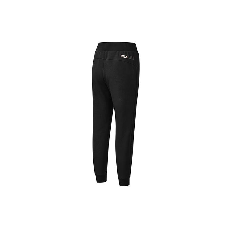 New FILA Athletics Knitted Sweatpants Women's Pitch Black A11W231628F-BK