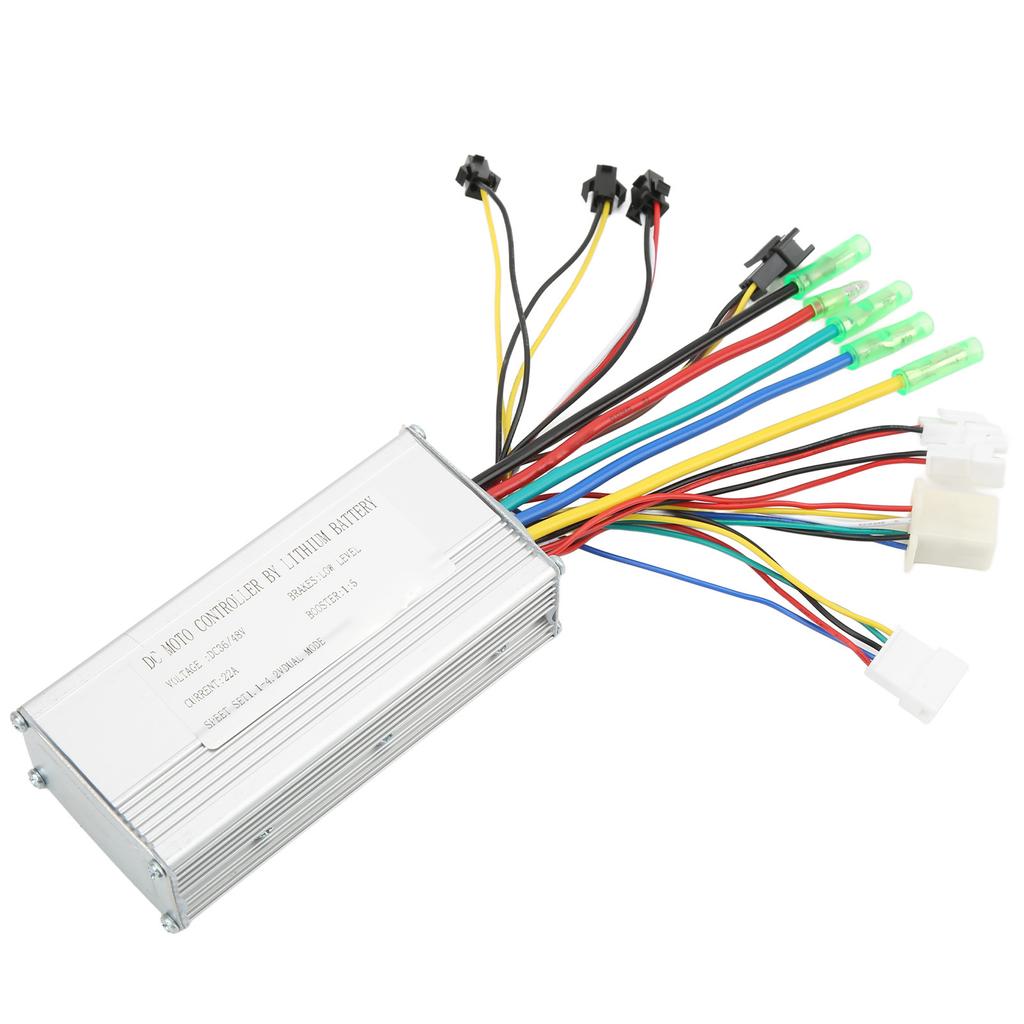 Electric Cycle Brushless Square Wave Controller with Lamp Wire for 36V 48V 500W Motors Modified