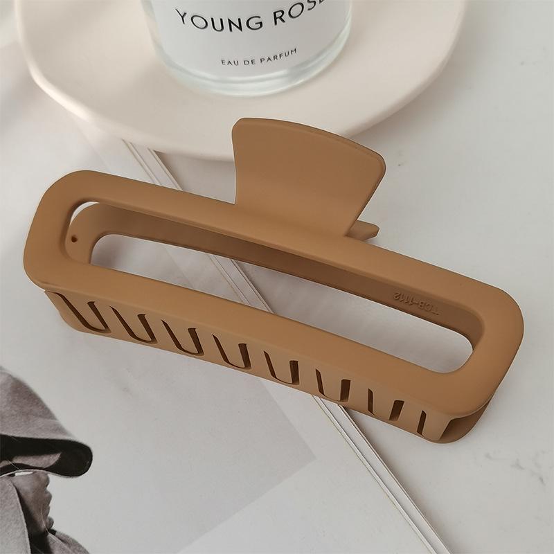Exquisite Acrylic Claw Clip for Thick Hair - Large High-End Shark Hairpin