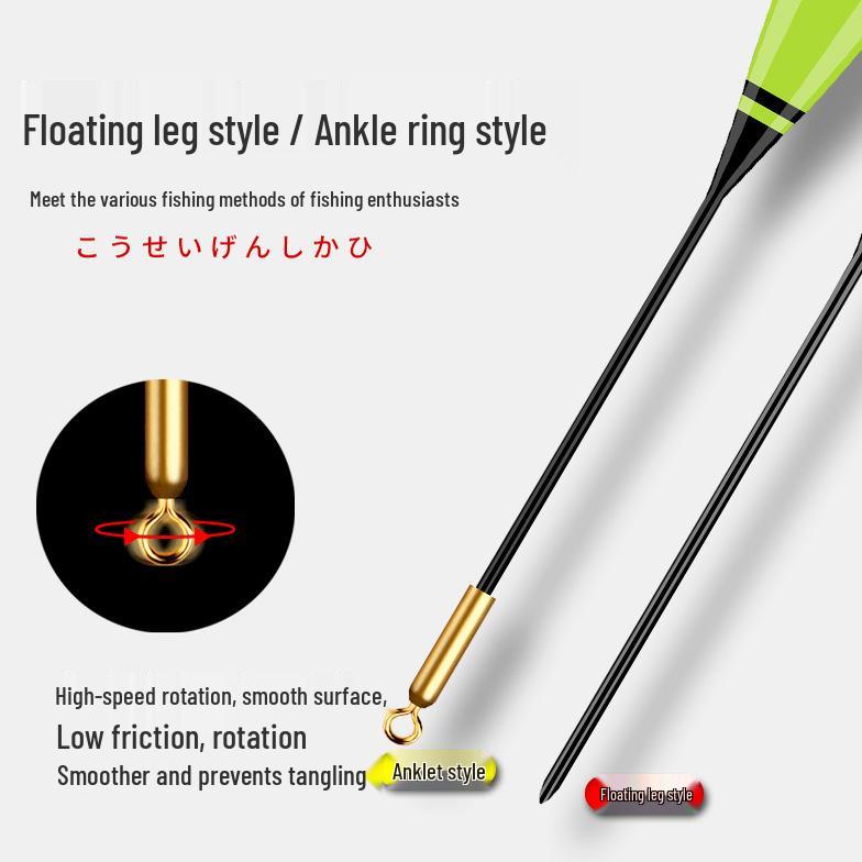 Elektronischer leuchtender Angelposen: Tag/Nacht Doppelfunktion, Bissanzeiger, Sanfter Lauf, Weite Würfe, Auffälliges Design