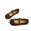 Large Size Soft-soled Mary Jane Shoes Spring and Summer New Mori Buckle Belt Shallow Mouth Flat-soled Single Shoes Doudou Shoes