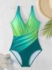 Women Brazilian Bikini Set Swimwear Halter Vest Tops Swimsuit Beach Bathing Suit Women's One-piece Swimsuit Sexy Rainbow  Beach One-piece Swimwear