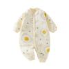 Pure Cotton Gauze Autumn/Winter Jumpsuit for Toddlers - Universal Newborn Warm Thin Cotton, Thickened Crawling Clothes