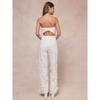 Order Lu's Sexy Gyaru Wrap-around Heavy Industry Three-Dimensional Flowers Pure Desire Slimming European and American Embroidery Royal Sister Jumpsuit