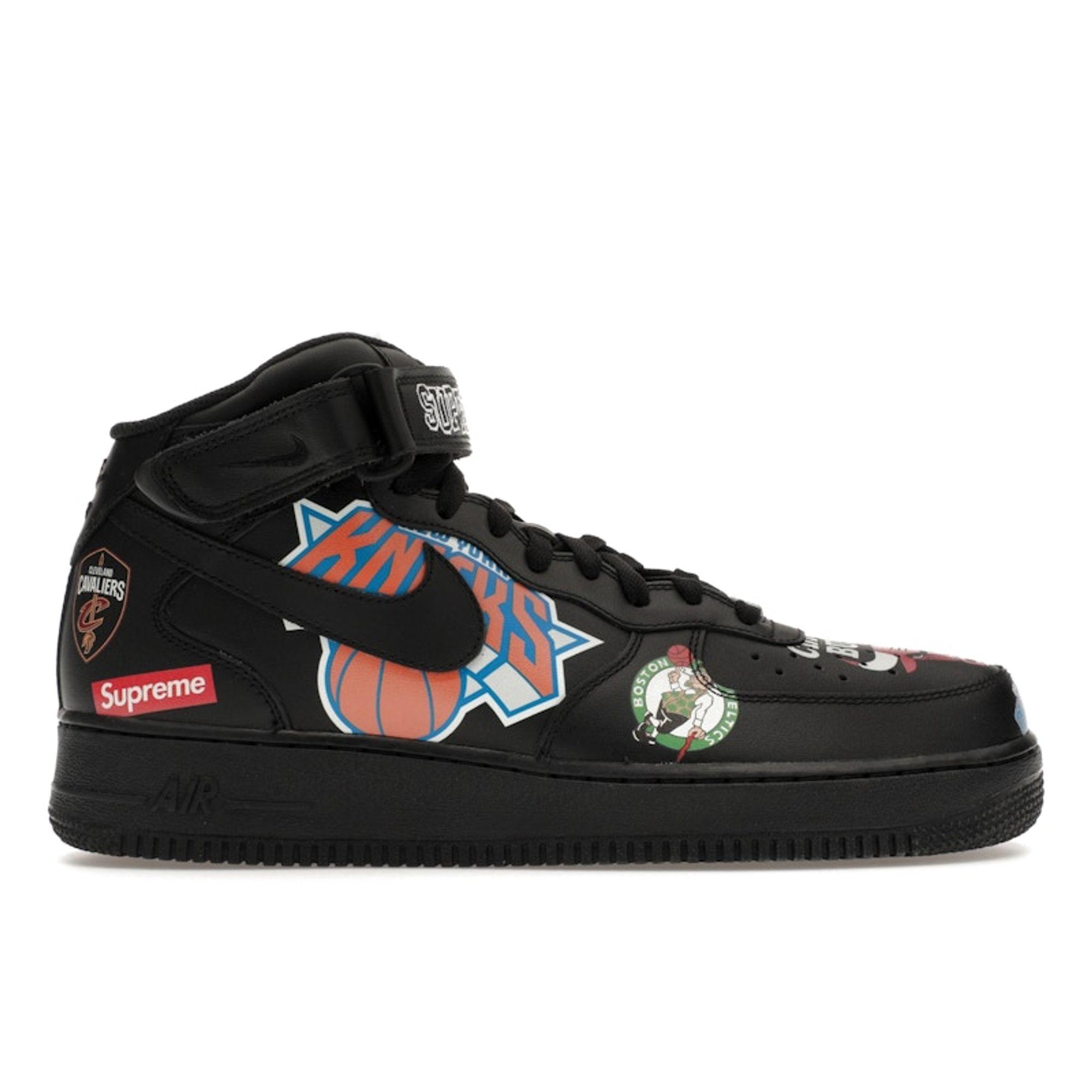 

Supreme x NBA x Nike Air Force 1 Mid 07 Черные Унисекс Кроссовки AQ8017-001 41