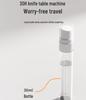 Portable Baby Bottle & Nipple Brush Set with Storage Box and Draining Rack for Travel