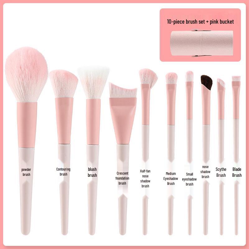 12-Piece Makeup Brush Set: Soft Bristle Powder, Eyeshadow, Blush Brushes & Beauty Tools