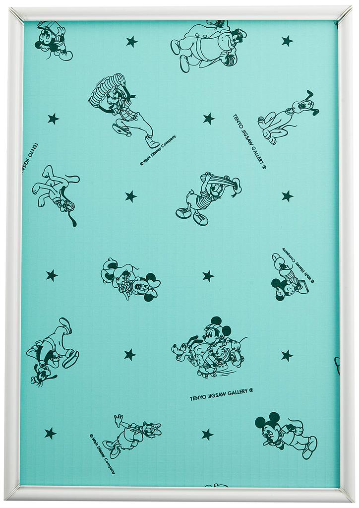Tenyo [Made In Japan] Aluminum Puzzle Frame, Disney-Specific Safety Panel, 200-Piece, White (22.5x32cm), One-Touch Front Opening with Locking