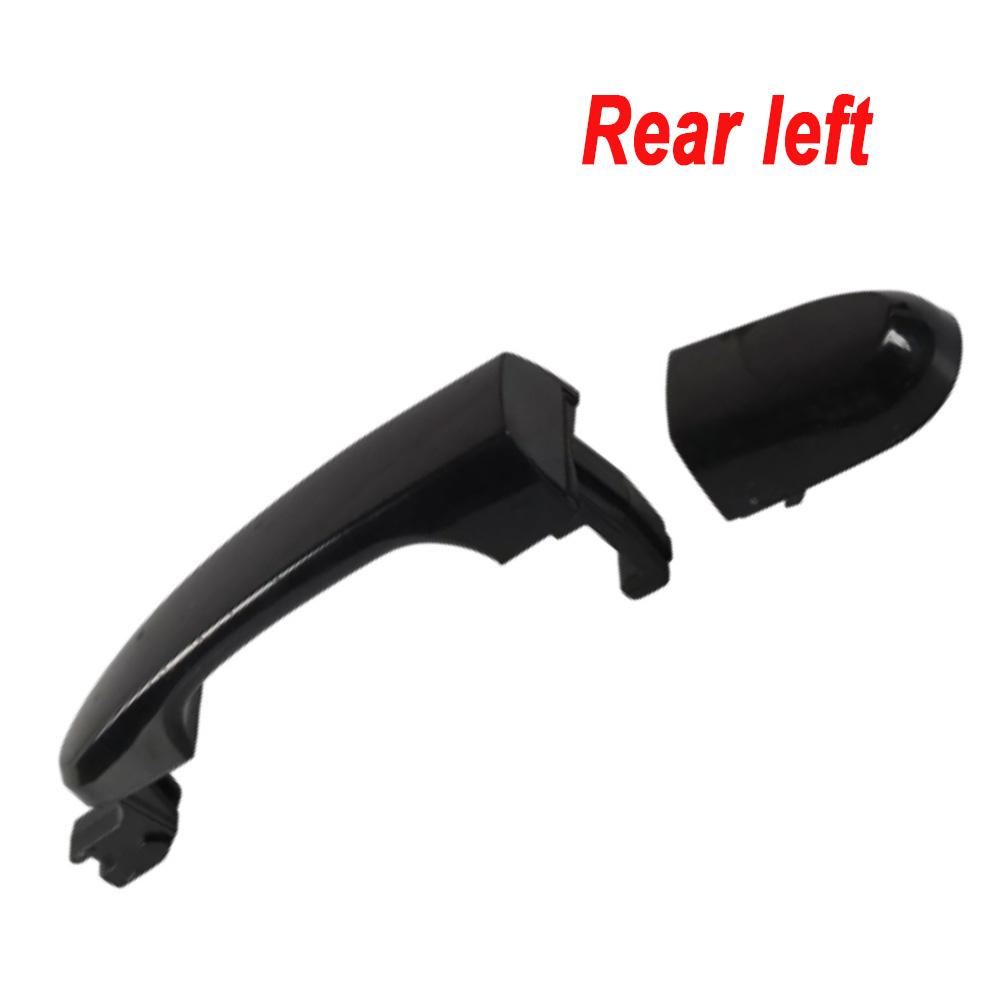Front Left/Right Side Car Outside Door Handle with Keyhole Black for Kia Sportage 2005 2006 2007-2010 82651-1F010 82661-1F010