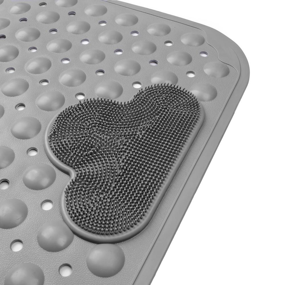 AWD INTERIOR 2019 anti-slip mat gray with massager 70.5 x 41 cm PVC