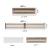 New Transparent Drawer Dividers Telescoping Adjustable Drawers Separators DIY Multifunctional Wardrobe Segmentation Cabinet