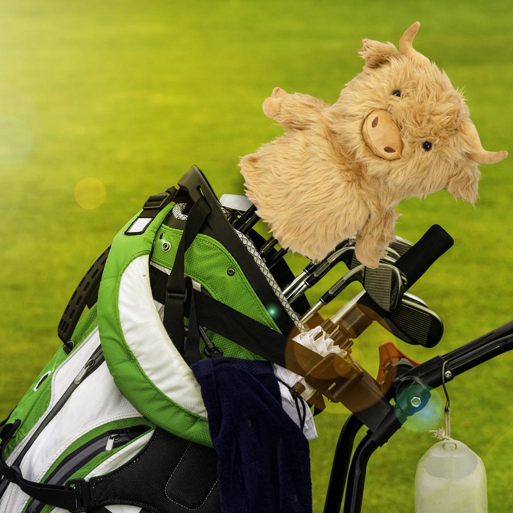 It Can Not  Be A Cute Companion Indoors, But Also A Reliable Golf Club Cover For Outdoor Golf Courses.
