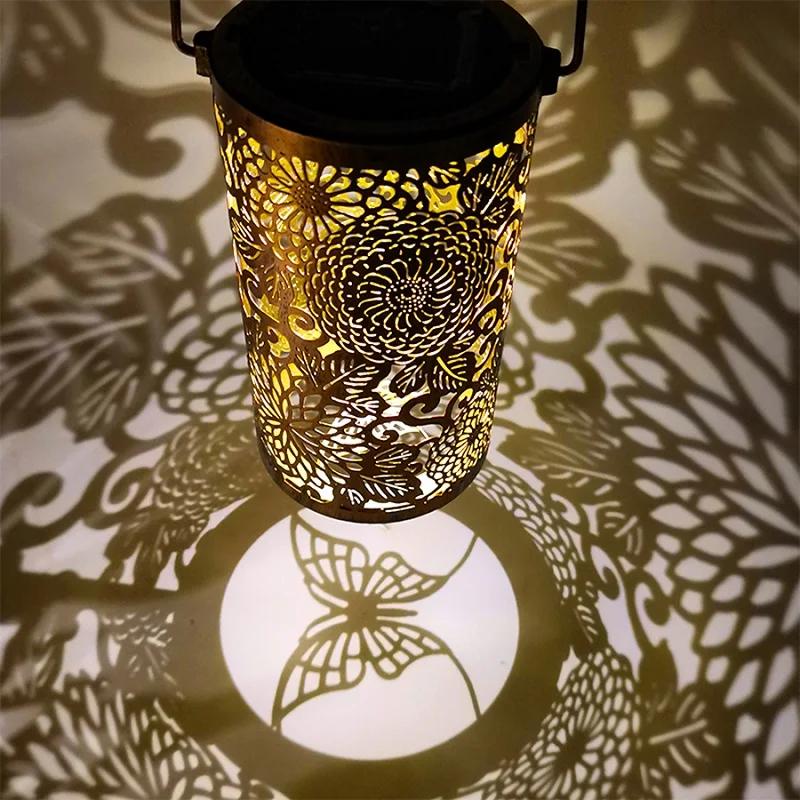 

Светодиодный солнечный светильник-бабочка для сада, водонепроницаемый подвесной солнечный светильник, уличный подвесной фонарь для сада, двора, домашнего декора