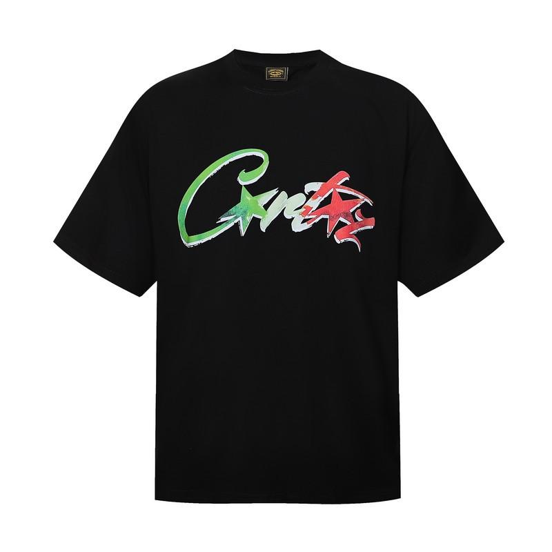 2024 Summer New Kapok Printed Short Sleeve T-Shirt Set Men's and Women's Same Breathable Casual