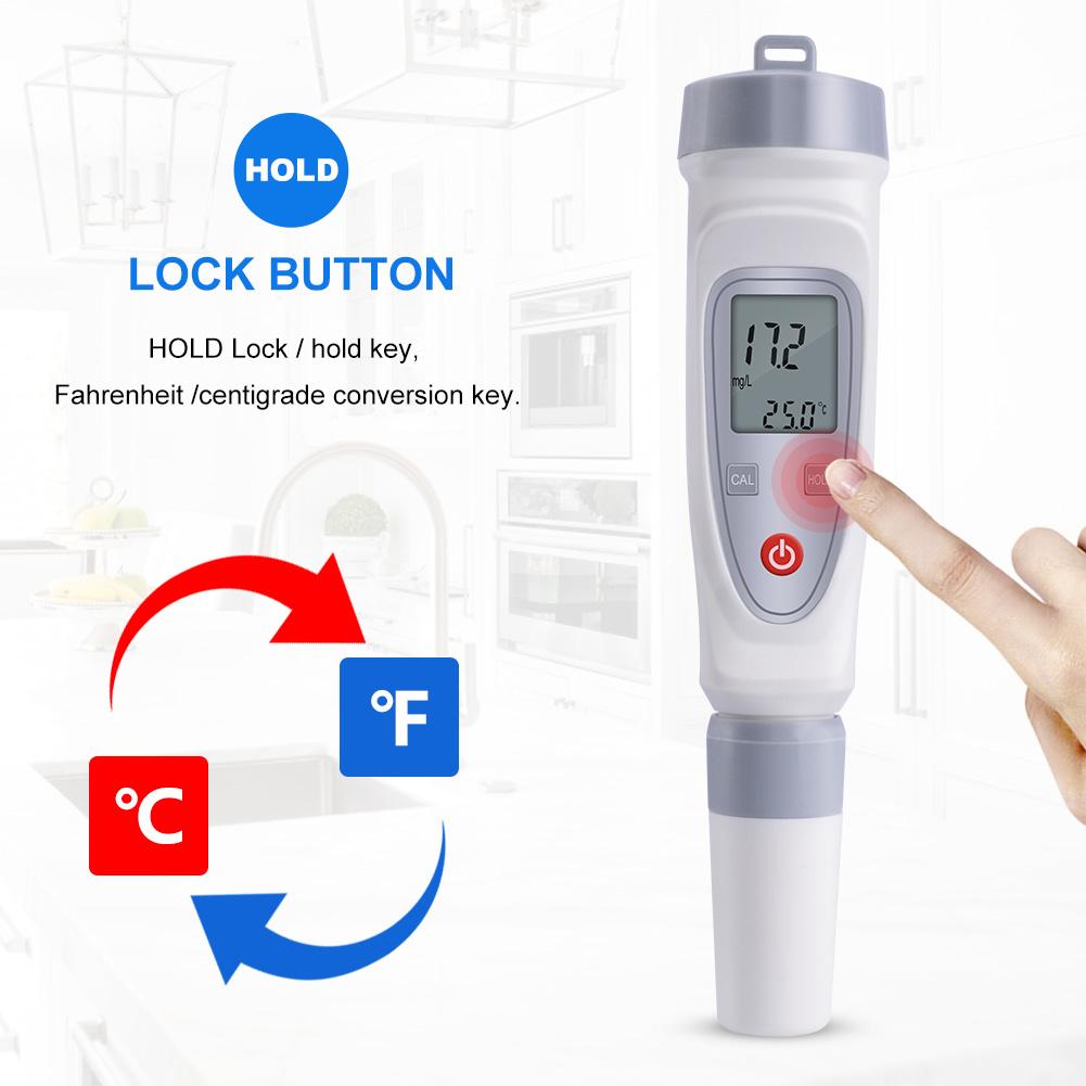 JPB-70A Dissolved Oxygen Analyzer with DO Probe Water Quality Monitor DO Meter Aquaculture
