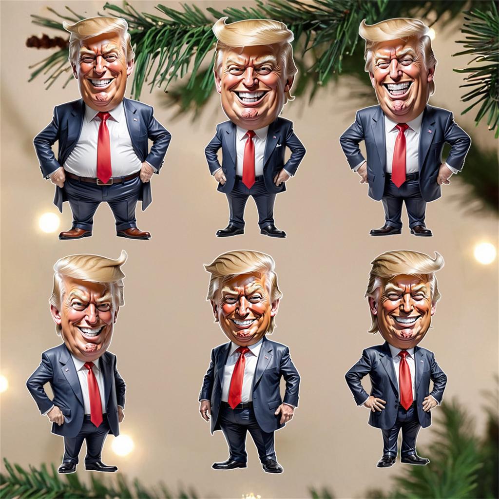 2D Acrylic Flat Car Interior Rearview Mirror Decoration Home Pendant