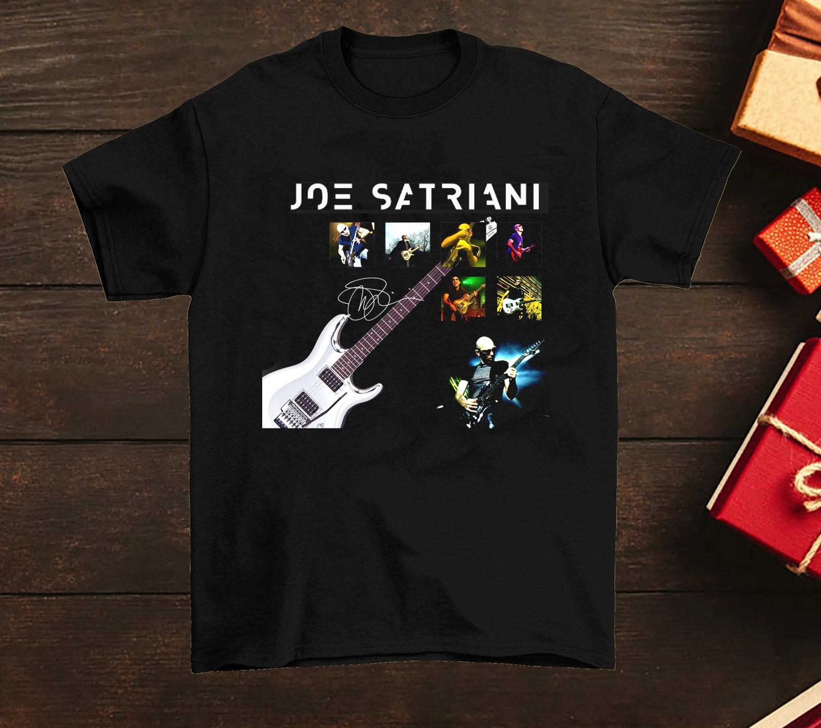 Joe Satriani Collection Signature Black All Size Unisex Tee Shirt XS