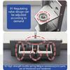 2Pieces Portable Spring Hinges for Indoor Door with Automatic Closing and 90 Degree Stop Easy Installion Deisigns
