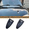 For Vauxhall Opel Astra H J Corsa C D Ignia Meriva Engine Hood Vent Louvers Air Scoop Bonnet Vent Air Intake Cover Carbon