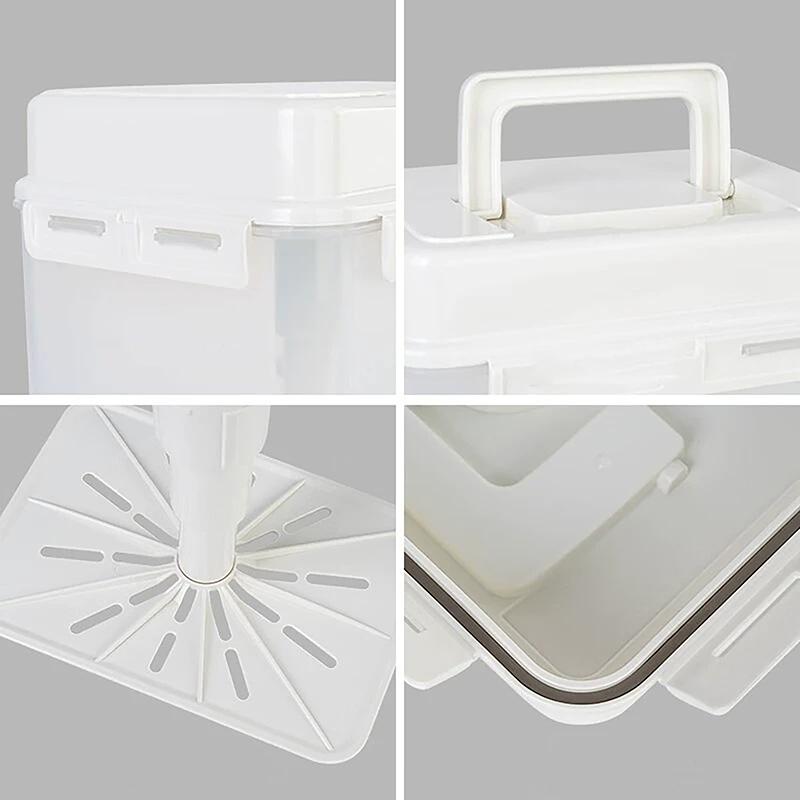 4/5L Pickle Jar Leakproof Pickle Fermentation Container For Gherkin Sauerkraut Kimchi Storage Container And Fermentation