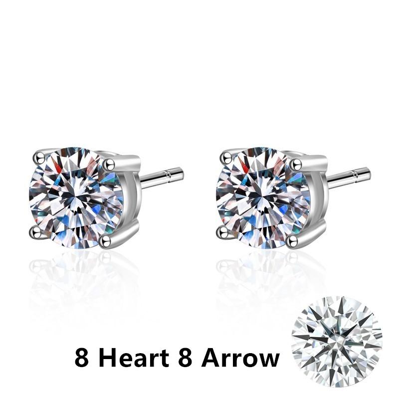 D Color High Quality Custom Moissanite Earing Affordable Price Fashion Jewelry Luxury Earrings